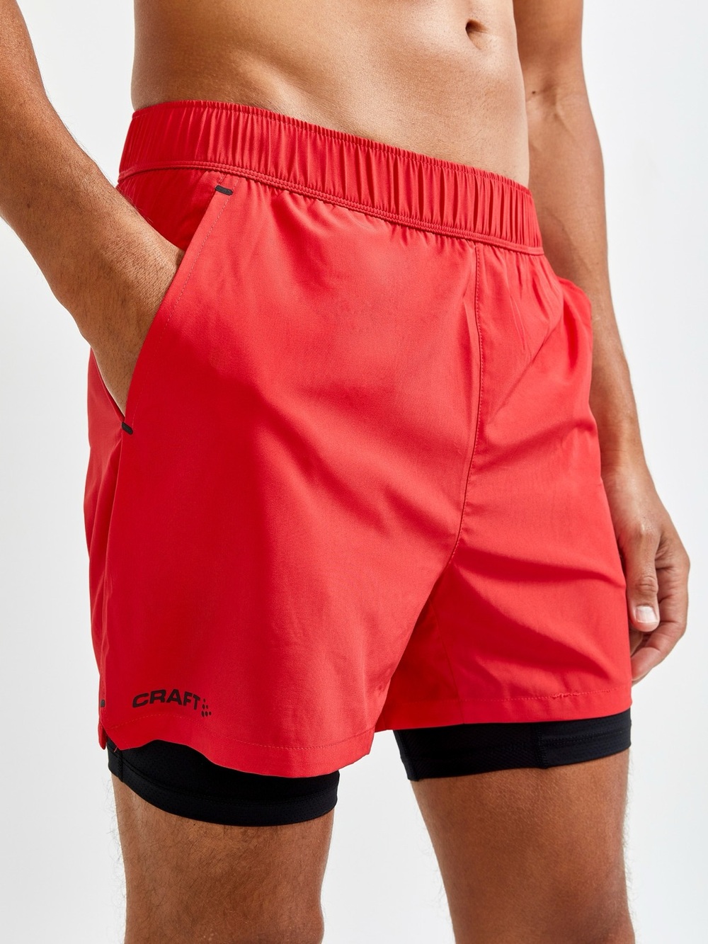 CRAFT MEN'S ADV ESSENCE 2-IN-1 STRETCH SHORTS